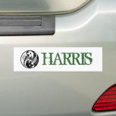 HARRIS BUMPERSTICKER (Op auto)
