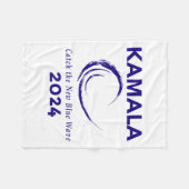Harris-campagne 2024 fleece deken (Voorkant (Horizontaal))