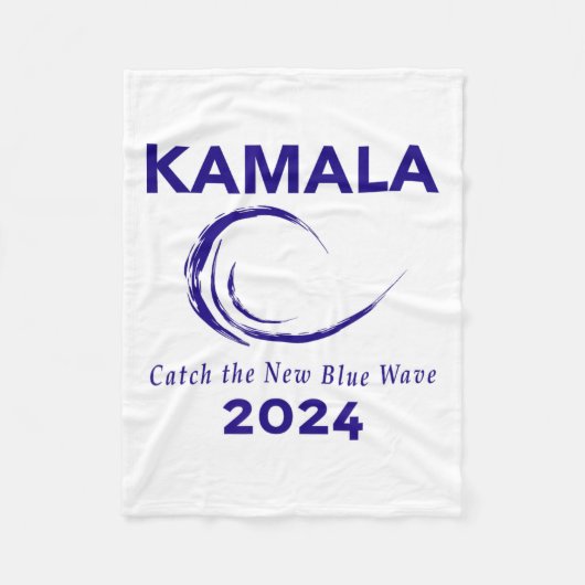 Harris-campagne 2024 fleece deken (Voorkant)