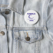 Harris-campagne 2024 ronde button 5,7 cm (In situ)