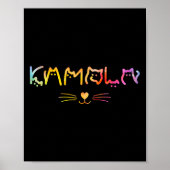 Harris Cat Lettering Funny Cat Lady Harris Wheimer Poster (Voorkant)