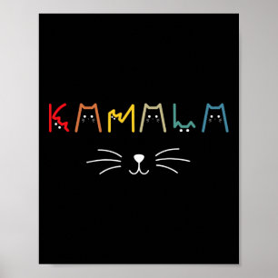 Harris Cat Lettering Positief Grappig 12 Poster