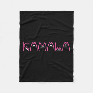 Harris Cat Lettering Positief Grappig 13 Fleece Deken