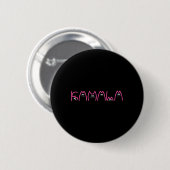 Harris Cat Lettering Positief Grappig 13 Ronde Button 5,7 Cm (Voorkant /achterkant)