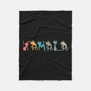 Harris Cat Lettering Positief Grappig Fleece Deken