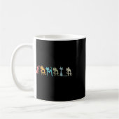 Harris Cat Lettering Positief Grappig Koffiemok (Links)