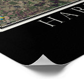 Harris chain of Lakes Florida from Space Satellite Poster (Hoek)