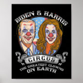 Harris Circus Grootste Clowns op Aarde Anti Biden Poster (Voorkant)