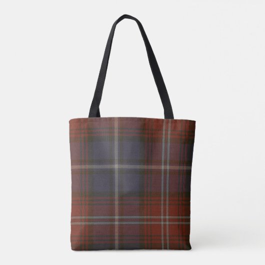 Harris Clan Tartan Monogram Tote Bag (Achterkant)