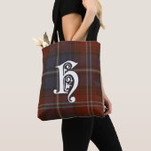 Harris Clan Tartan Monogram Tote Bag (Dichtbij)