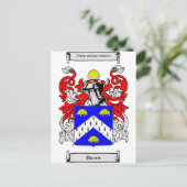 Harris Coat of Arms Briefkaart (Staand voorkant)