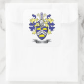 Harris Coat of Arms Vierkante Sticker (Tas)