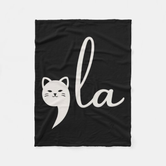Harris Comma-la Cat Dames voor Harris Fleece Deken (Voorkant)