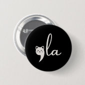 Harris Comma-la Cat Dames voor Harris Ronde Button 5,7 Cm (Voorkant /achterkant)