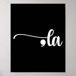 Harris Comma La Punctuation La Poster