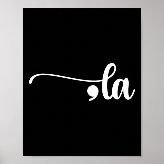 Harris Comma La Punctuation La Poster (Voorkant)