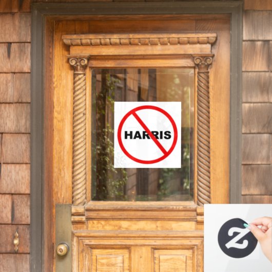 Harris Danger Ga daar niet heen! Raamsticker (Huis Deur)