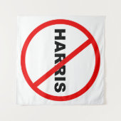 Harris Danger Ga daar niet heen! Wandkleed (Voorkant (horizontaal))