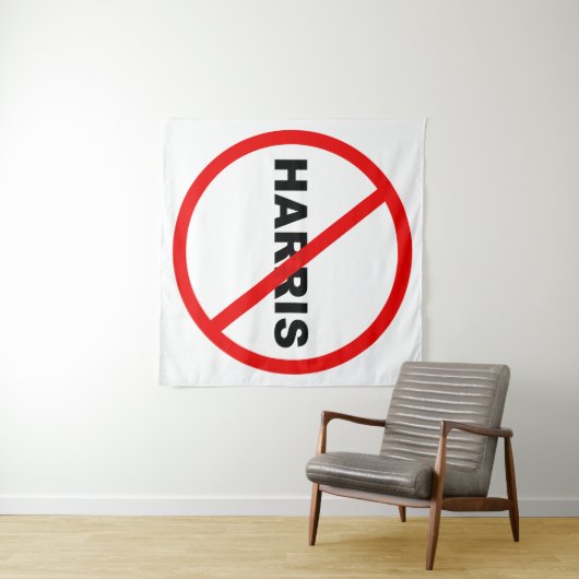 Harris Danger Ga daar niet heen! Wandkleed (In Situ (horizontaal))