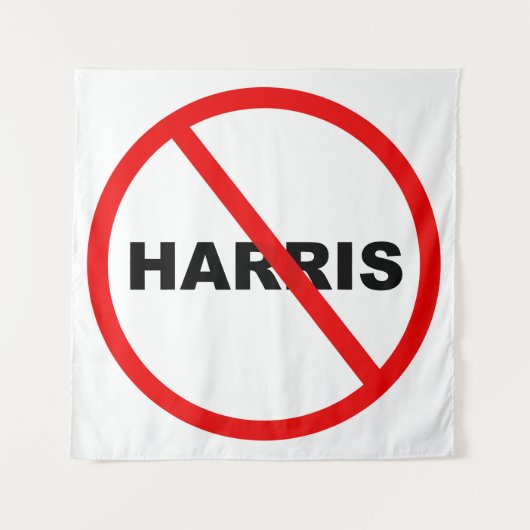 Harris Danger Ga daar niet heen! Wandkleed (Voorkant)