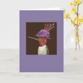 Harris de kolibries kaart (Gele Bloem)