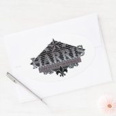 Harris de toekomst is vrouw ovale sticker (Envelop)