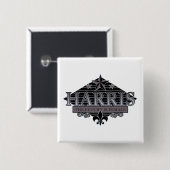 HARRIS de toekomst is vrouw Vierkante Button 5,1 Cm (Voorkant /achterkant)