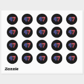 Harris Doe iets Harris Wheimer Doe iets 1 Ronde Sticker (Vel)