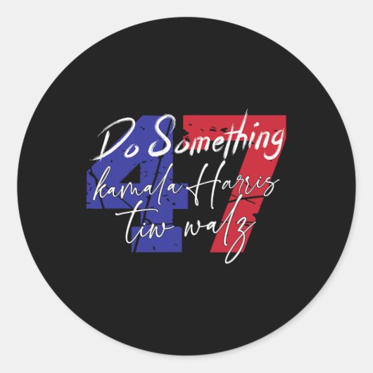 Harris Doe iets Harris Wheimer Doe iets 1 Ronde Sticker (Voorkant)