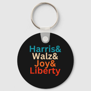 Harris en W Joy Liberty  retro Tim Waltz K Sleutelhanger