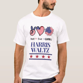 Harris en Walz 2024 Verkiezing T-shirt