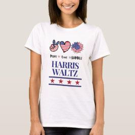 Harris en Walz 2024 Verkiezing T-shirt