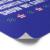 Harris en Walz Slogan Poster (Hoek)