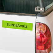 Harris en Walz Zomer 2024 Groene Woonwijk Bumpersticker (Op Truck)