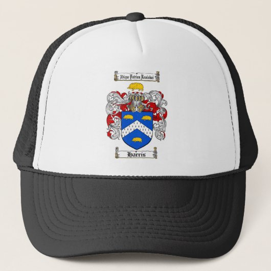 HARRIS FAMILIE CREST - HARRIS - KAT VAN WAPENS TRUCKER PET (Voorkant)