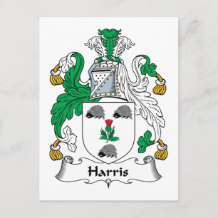 Harris Family Crest Briefkaart