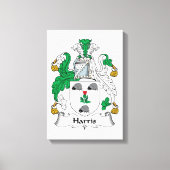 Harris Family Crest Canvas Afdruk (Voorkant)