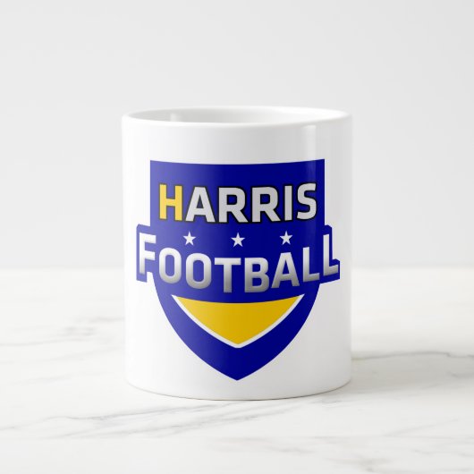Harris Football Coffee Cup Grote Koffiekop (Voorkant)