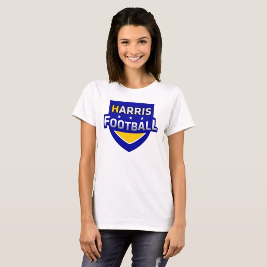 Harris Football Standard Logo Shirt vrouwen (Voorkant volledig)