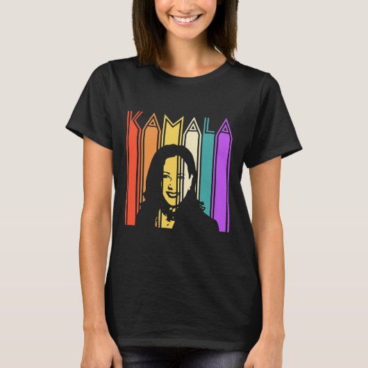 Harris Gift Retro Art Portrait Silhouette Harris 2 T-shirt (Voorkant)
