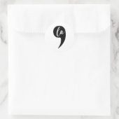 Harris Grappig Presidentiële Verkiezing Grafiek Ronde Sticker (Tas)