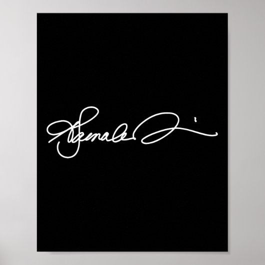 Harris handtekening 47 voor de Amerikaanse preside Poster (Voorkant)