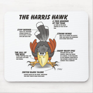 Harris Havik Cartoon Muismat