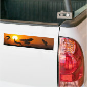 Harris Haviken Jagen Bumpersticker (Op Truck)