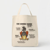 Harris Hawk Cartoon Tote Bag (Voorkant)