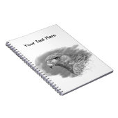 Harris Hawk Drawing Notitieboek (Rechterzijde)