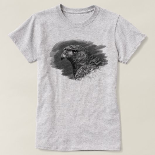 Harris Hawk Drawing T-shirt (Design voorkant)