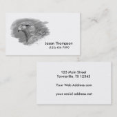 Harris Hawk Drawing Visitekaartje (Voorkant / Achterkant)