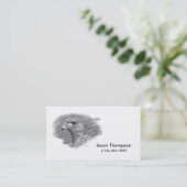 Harris Hawk Drawing Visitekaartje (Staand voorkant)