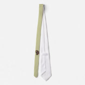 Harris Hawk Faux Embroidery Stropdas (Achterkant)